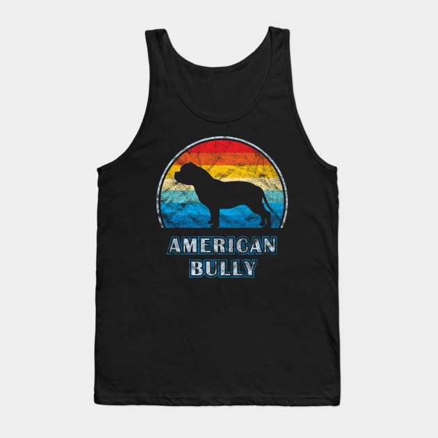 American Bully Vintage Design Dog Tank Top by millersye